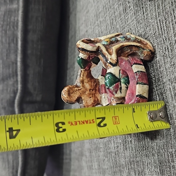 💥50% sale💥SET OF 2 Heather Goldminc ceramic gingerbread votive holders #1029 - Picture 6 of 6